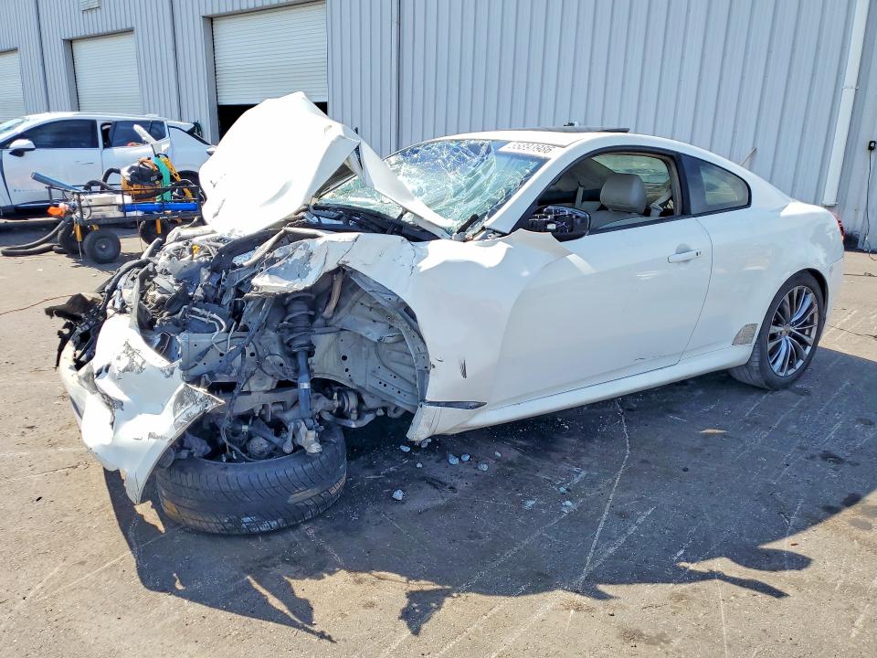 2013 Infiniti VIN JN1CV6EK9DM920626 COPART salvage auction — FRONT END, Fl - Cert Of Title Slvg Rebuildable, sold $350 on 2026-07-13 (photo 1)