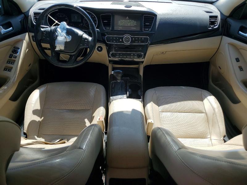 2014 Kia Cadenza VIN KNALN4D73E5137681 COPART salvage auction — FRONT END, Tx - Salvage Vehicle Title, sold $1,300 on 2026-07-10 (photo 8)