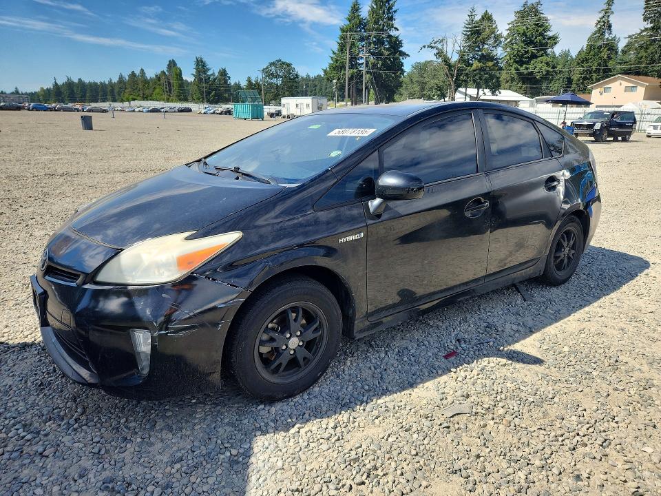 2013 Toyota Prius VIN JTDKN3DU5D1689381 COPART salvage auction — REAR END, WA - BILL OF SALE, sold $750 on 2026-07-10 (photo 1)