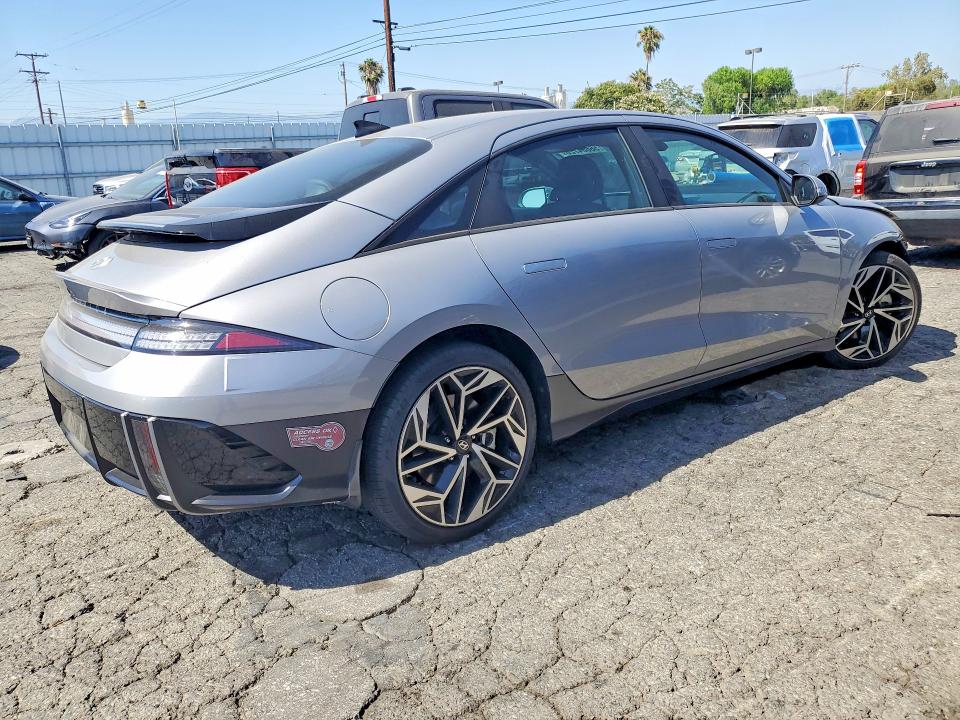 2023 Hyundai Ioniq 6 VIN KMHM34AAXPA053568 COPART salvage auction — FRONT END, Ca - Salvage Certificate, sold $6,700 on 2026-07-16 (photo 3)