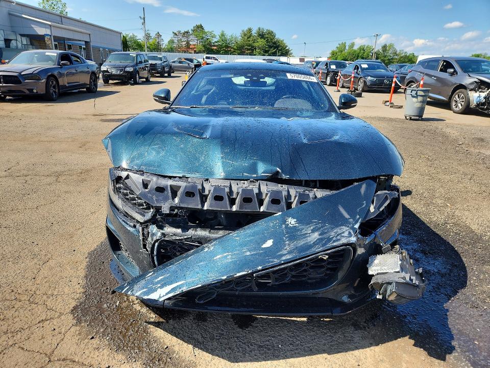 2021 Jaguar F-type VIN SAJD51FE0MCK73702 COPART salvage auction — FRONT END, Salvage Title, sold $16,900 on 2026-08-18 (photo 5)