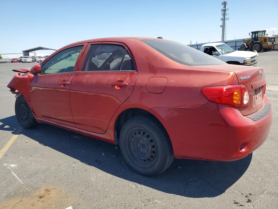 2009 Toyota Corolla VIN JTDBL40E099045757 COPART salvage auction — FRONT END, Ca - Salvage Certificate, sold $800 on 2026-07-09 (photo 2)