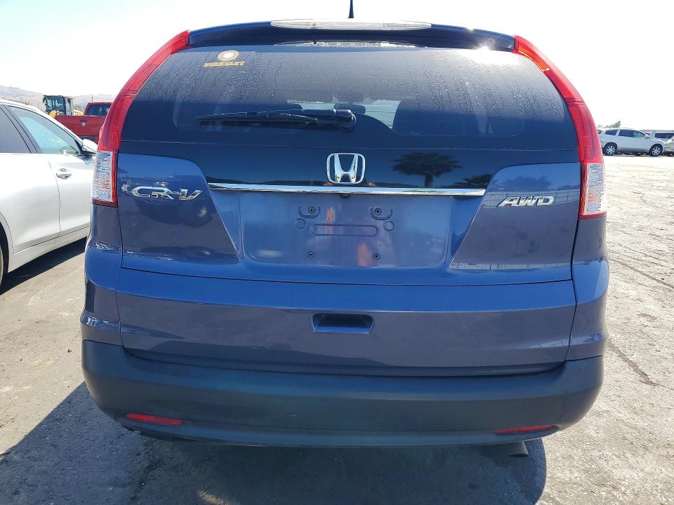 2013 Honda Cr-v VIN 2HKRM4H32DH636736 COPART salvage auction — REAR END, Ca - Salvage Certificate, sold $2,800 on 2026-07-02 (photo 6)
