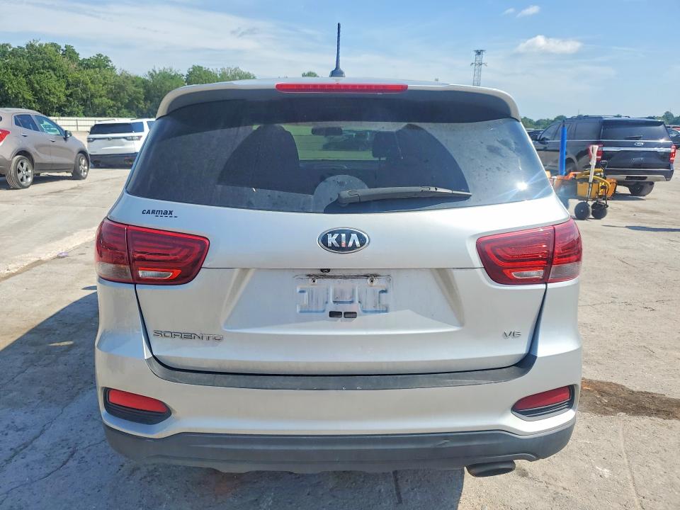 2020 Kia Sorento VIN 5XYPG4A55LG669388 COPART salvage auction — HAIL, Ok - Cert Of Title-Salvage, sold $4,500 on 2026-07-30 (photo 6)