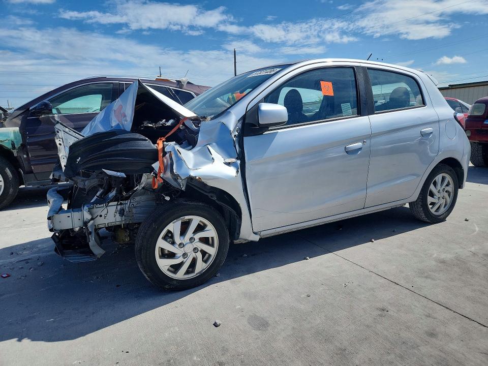 2021 Mitsubishi Mirage VIN ML32AUHJXMH004223 COPART salvage auction — FRONT END, TX - AUCTION SALES RECEIPT - CLEAN (P), sold $300 on 2026-07-31 (photo 1)
