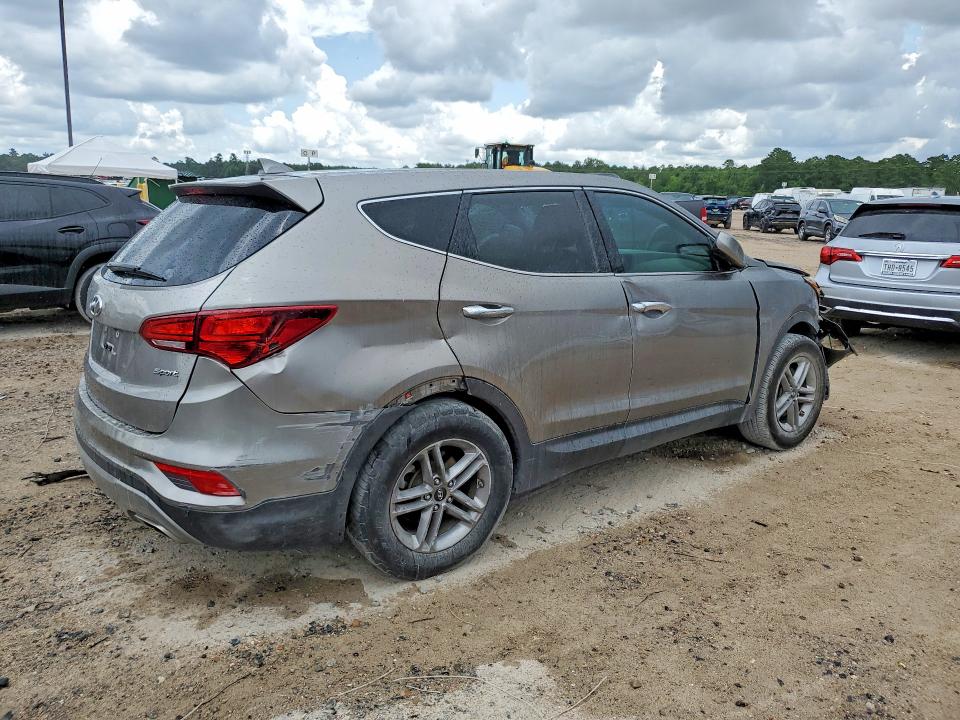 2017 Hyundai Santa fe VIN 5XYZT3LB6HG428108 COPART salvage auction — FRONT END, Tx - Salvage Vehicle Title, sold $2,100 on 2026-07-14 (photo 3)