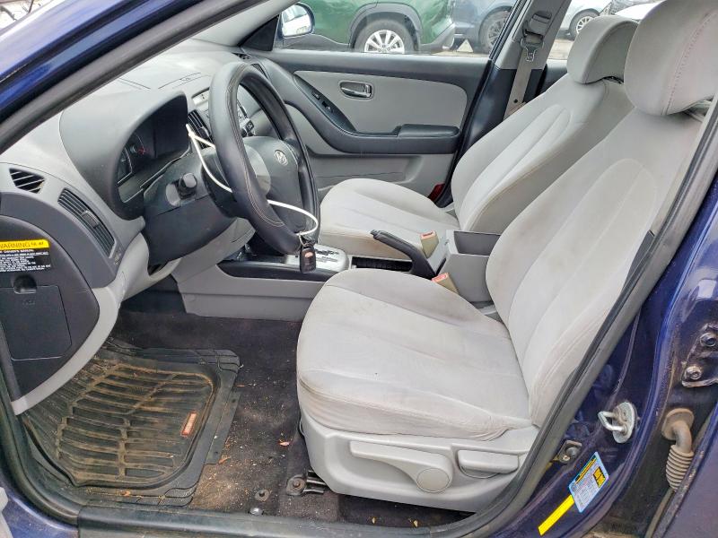 2010 Hyundai Elantra VIN KMHDU4AD8AU940602 COPART salvage auction — FRONT END, CT - CERT OF TITLE-SALVAGE, sold $475 on 2026-07-02 (photo 7)
