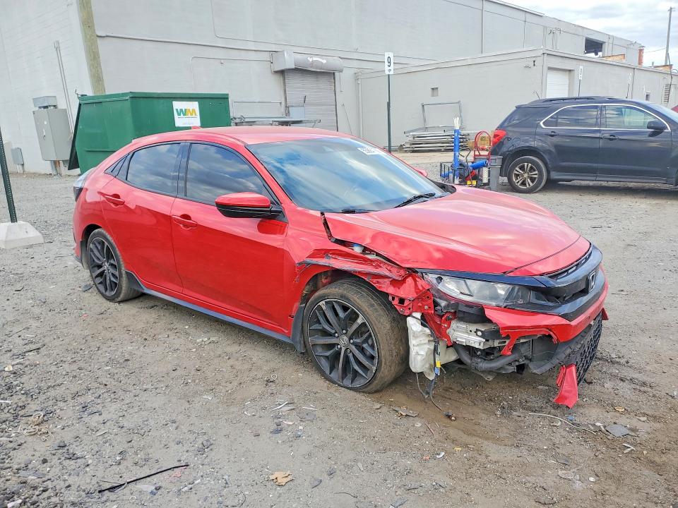 2021 Honda VIN SHHFK7G43MU200222 COPART salvage auction — FRONT END, Va - Cert Of Title - Salvage, sold $5,500 on 2026-07-22 (photo 4)