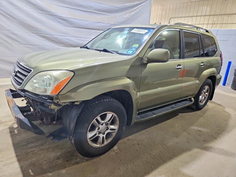 2008 Lexus Gx VIN JTJBT20X780148941 COPART salvage auction — FRONT END, Nh - Cert Of Title-Salvage, sold $1,750 on 2026-07-30 (photo 1)
