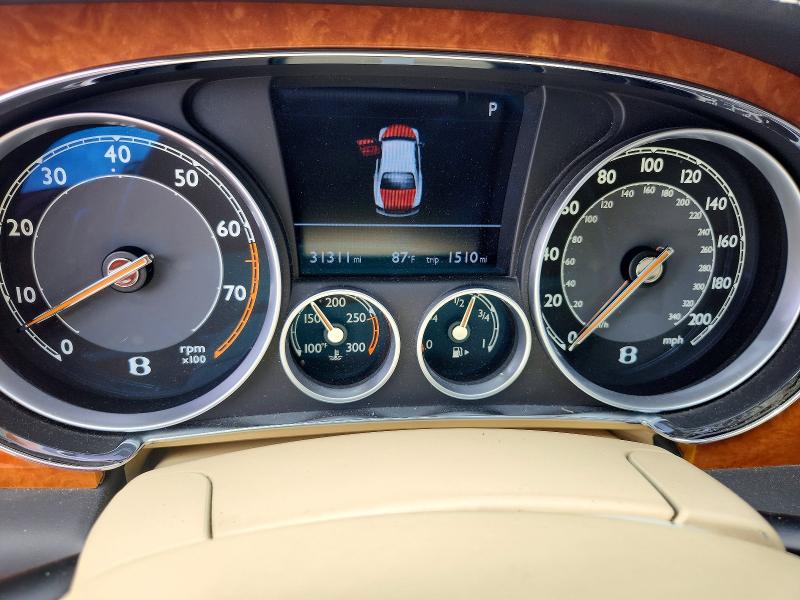 2014 Bentley Flying spur VIN SCBEC9ZA6EC088283 COPART salvage auction — FRONT END, Fl - Cert Of Title Slvg Rebuildable, sold $21,300 on 2026-08-13 (photo 9)