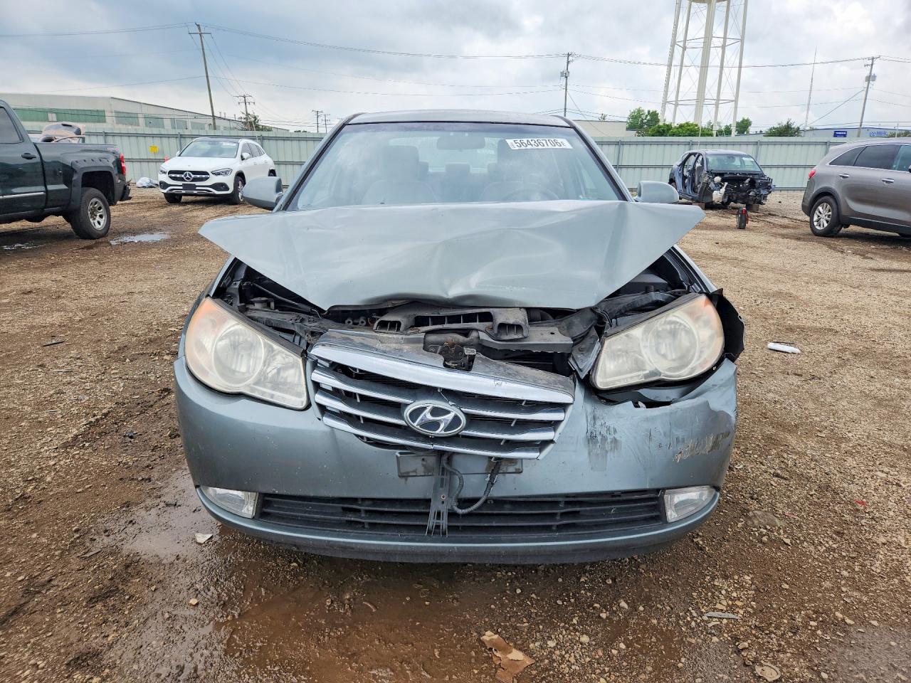2010 Hyundai Elantra VIN KMHDU4AD3AU939745 COPART salvage auction — Front End, IL - SALVAGE CERTIFICATE, sold $400 on 2026-07-10 (photo 5)