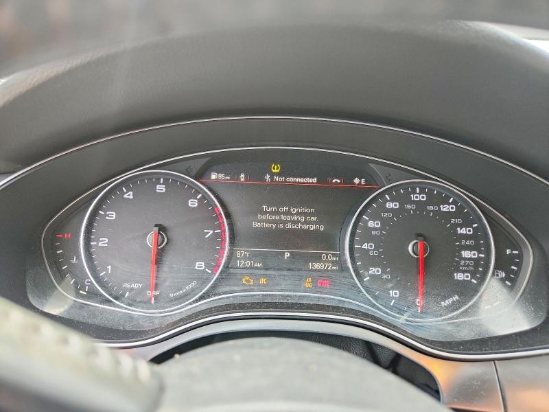 2016 Audi A7 VIN WAUWGAFC3GN025451 COPART salvage auction — MECHANICAL, Wv - Certificate Of Title (P), sold $5,700 on 2026-07-28 (photo 9)