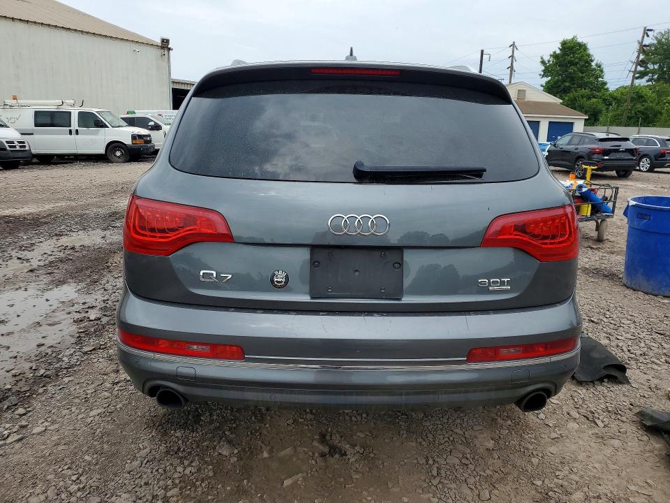 2014 Audi Q7 VIN WA1LGAFE5ED017985 COPART salvage auction — FRONT END, Pa - Certificate Of Salvage, sold $1,350 on 2026-07-15 (photo 6)