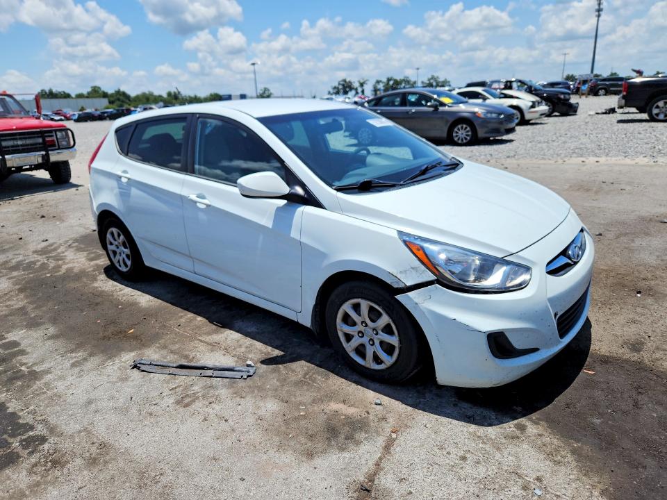 2012 Hyundai Accent VIN KMHCT5AEXCU049288 COPART salvage auction — WATER/FLOOD, Salvage Title, sold $350 on 2026-07-20 (photo 4)