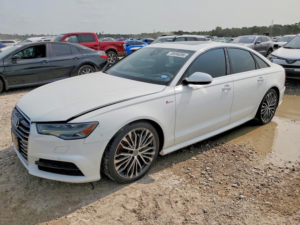 2018 Audi A6 VIN WAUH3AFC4JN050208 COPART salvage auction — WATER/FLOOD, Tx - Salvage Title-Flood Damage, sold $3,650 on 2026-07-28 (photo 1)