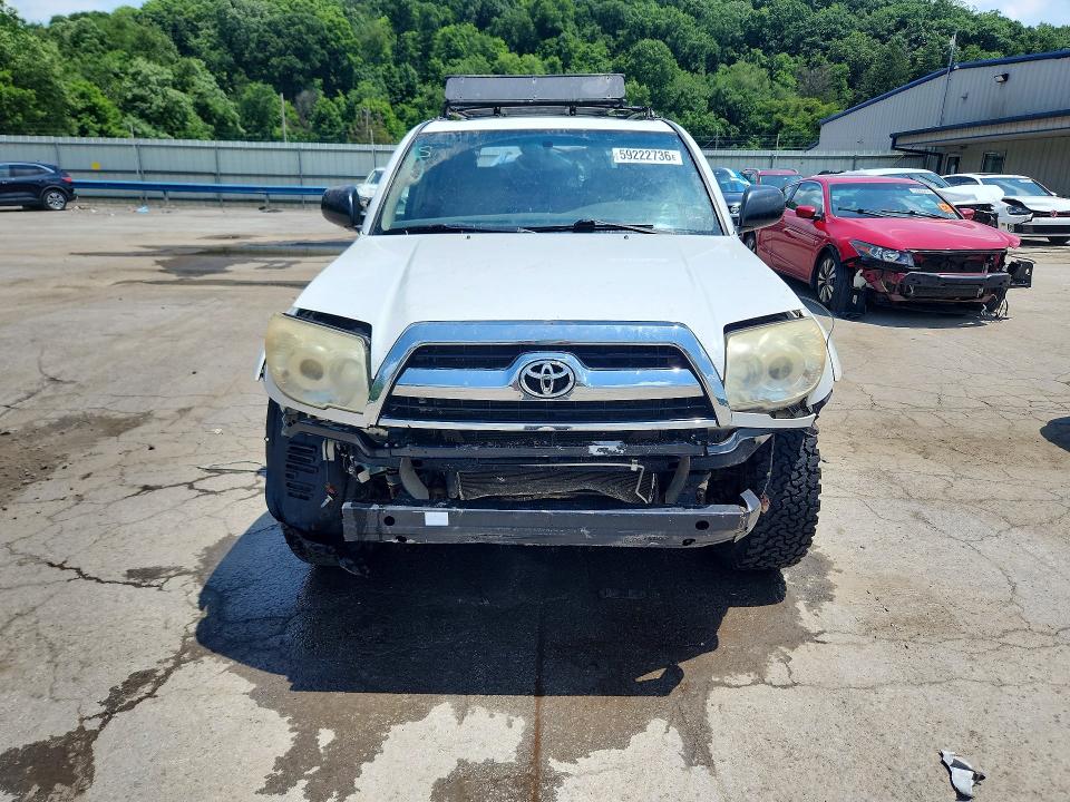 2008 Toyota 4runner VIN JTEBU14R38K021111 COPART salvage auction — FRONT END, Pa - Certificate Of Salvage, sold $1,650 on 2026-07-30 (photo 5)