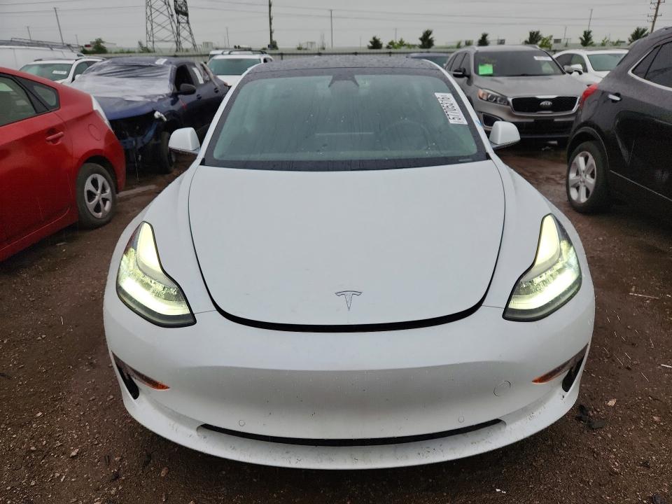 2019 Tesla Model 3 VIN 5YJ3E1EA0KF484827 COPART salvage auction — SIDE, IL - SALVAGE CERTIFICATE, sold $6,200 on 2026-07-28 (photo 5)