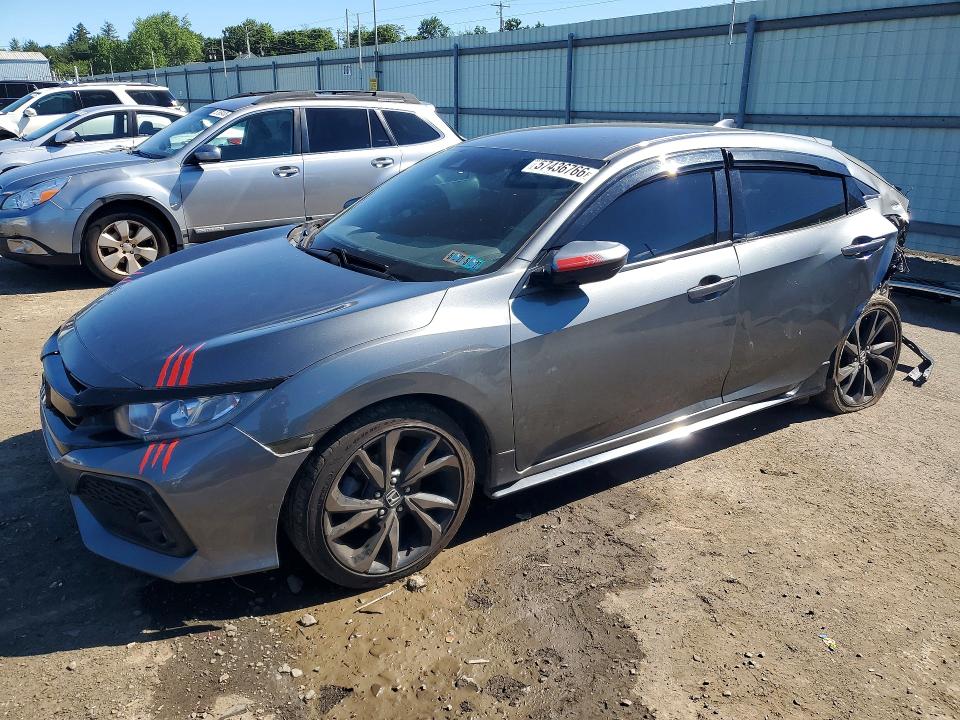 2019 Honda Civic VIN SHHFK7G49KU219077 COPART salvage auction — REAR END, Pa - Certificate Of Salvage, sold $2,800 on 2026-07-10 (photo 1)