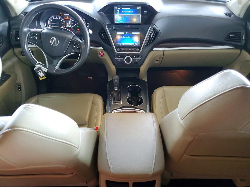 2014 Acura Mdx VIN 5FRYD4H20EB031471 COPART salvage auction — FRONT END, Ca - Salvage Certificate, sold $1,350 on 2026-07-30 (photo 8)
