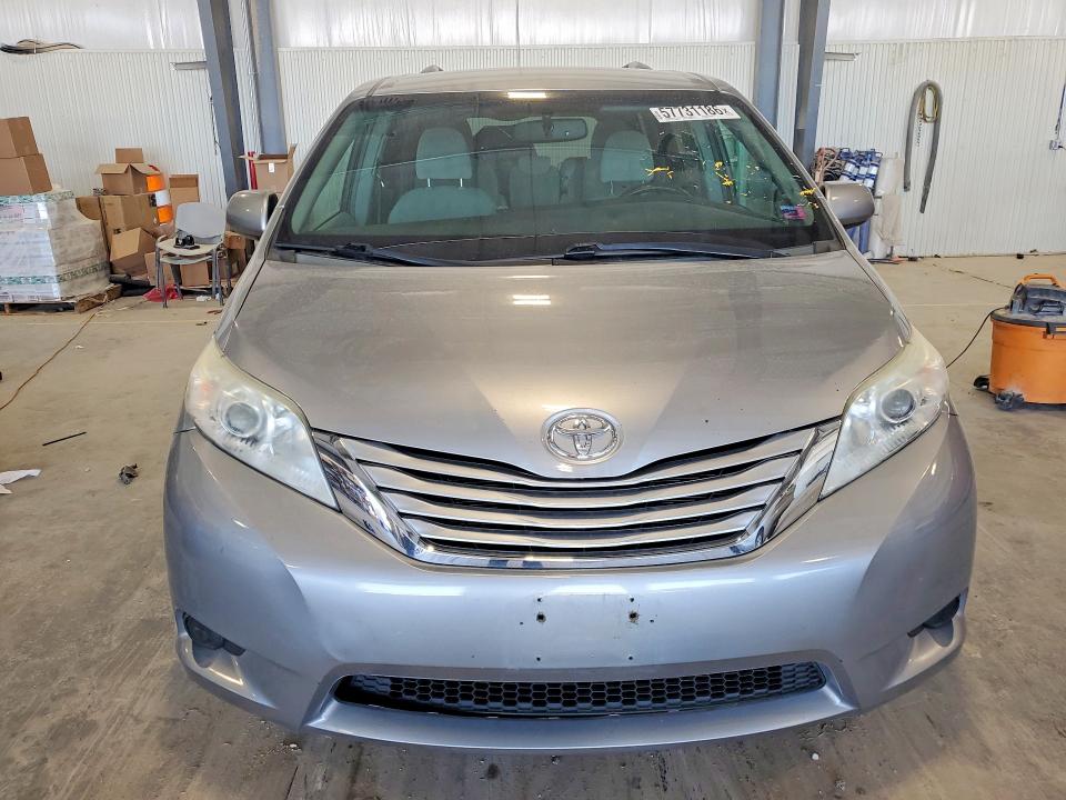 2015 Toyota Sienna VIN 5TDKK3DC5FS644110 COPART salvage auction — REAR END, Ne - Cert Of Title-Salvage, sold $3,100 on 2026-07-14 (photo 5)