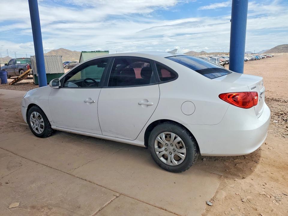 2010 Hyundai Elantra VIN KMHDU4AD2AU129264 COPART salvage auction — MECHANICAL, Az - Certificate Of Title, sold $1,197 on 2026-07-08 (photo 2)