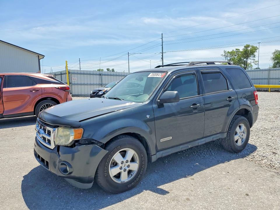 2008 Ford Escape VIN 1FMCU03148KA06045 COPART salvage auction — FRONT END, Ia - Cert Of Title-Salvage Title, sold $625 on 2026-07-24 (photo 1)