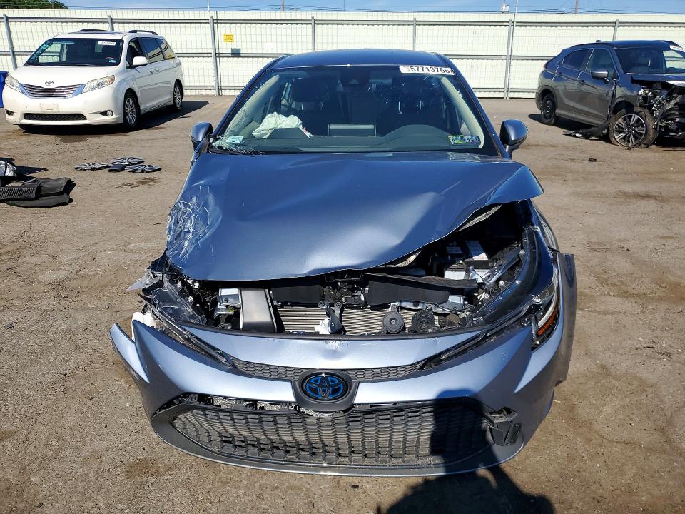 2020 Toyota Corolla VIN JTDEBRBE8LJ023781 COPART salvage auction — FRONT END, PA - CERTIFICATE OF SALVAGE, sold $1,750 on 2026-07-31 (photo 5)
