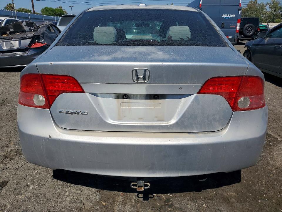 2007 Honda Civic VIN 2HGFA16827H305940 COPART salvage auction — REAR END, Ca - Salvage Certificate, sold $550 on 2026-07-02 (photo 6)