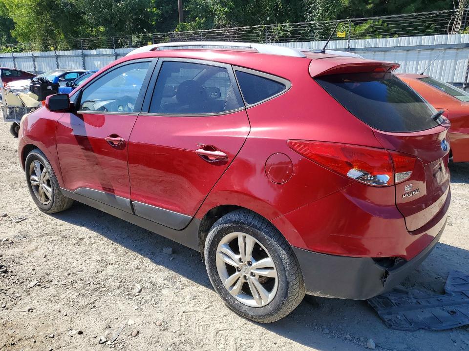 2011 Hyundai Tucson VIN KM8JU3AC2BU176025 COPART salvage auction — REAR END, Va - Certificate Of Title, sold $375 on 2026-07-07 (photo 2)