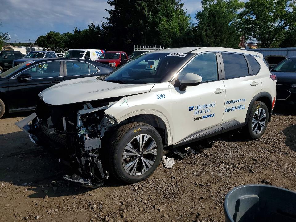 2023 Nissan Rogue VIN JN8BT3BB2PW475869 COPART salvage auction — FRONT END, Md - Cert Of Salvage < 75% Damage, sold $6,300 on 2026-07-20 (photo 1)
