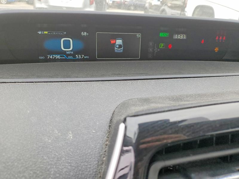 2021 Toyota Prius VIN JTDKAMFP4M3177690 COPART salvage auction — SIDE, CA - SALVAGE CERTIFICATE, sold $7,000 on 2026-07-16 (photo 9)