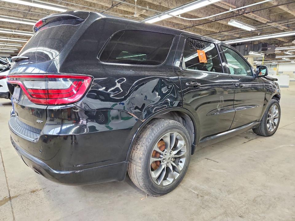 2020 Dodge Durango VIN 1C4RDHDG5LC259488 COPART salvage auction — FRAME DAMAGE, Il - Certificate Of Title, sold $1,200 on 2026-07-07 (photo 3)