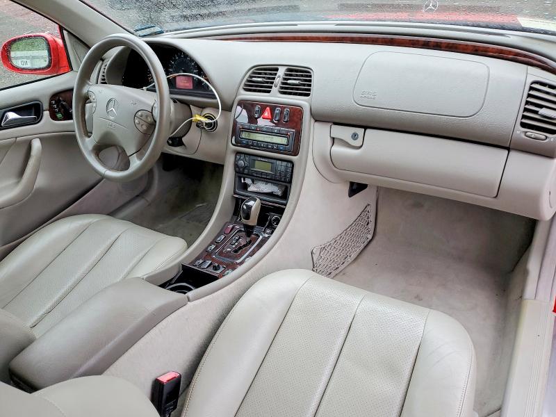 2001 Mercedes-benz Clk-class VIN WDBLK65G61T074893 COPART salvage auction — WATER/FLOOD, Ct - Cert Of Title-Flood Salvage, sold $525 on 2026-07-21 (photo 8)