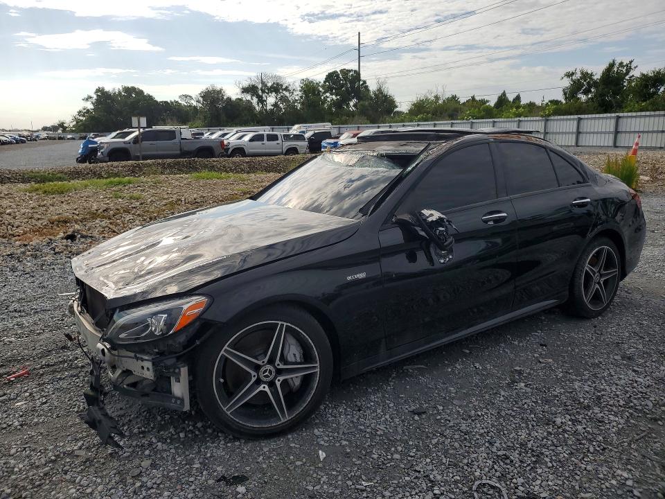 2018 Mercedes-benz C-klasse amg VIN 55SWF6EB3JU243356 COPART salvage auction — ROLLOVER, Fl - Certificate Of Title (P), sold $2,950 on 2026-07-02 (photo 1)