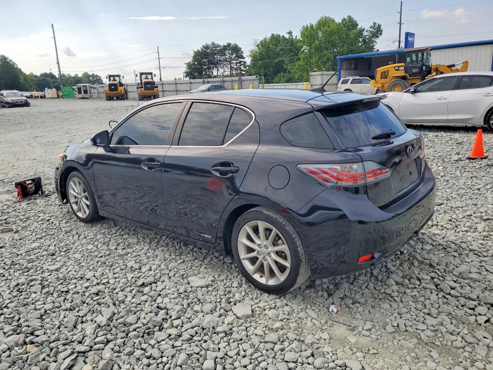 2013 Lexus Ct VIN JTHKD5BH4D2163837 COPART salvage auction — MINOR DENT/SCRATCHES, Nc - Dealer Only Clean Title (P), sold $4,200 on 2026-07-21 (photo 2)