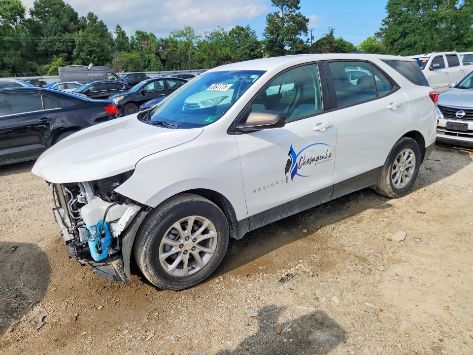 2021 Chevrolet Equinox VIN 2GNAXFEV5M6107914 COPART salvage auction — FRAME DAMAGE, Va - Cert Of Title - Salvage, sold $3,300 on 2026-07-30 (photo 1)
