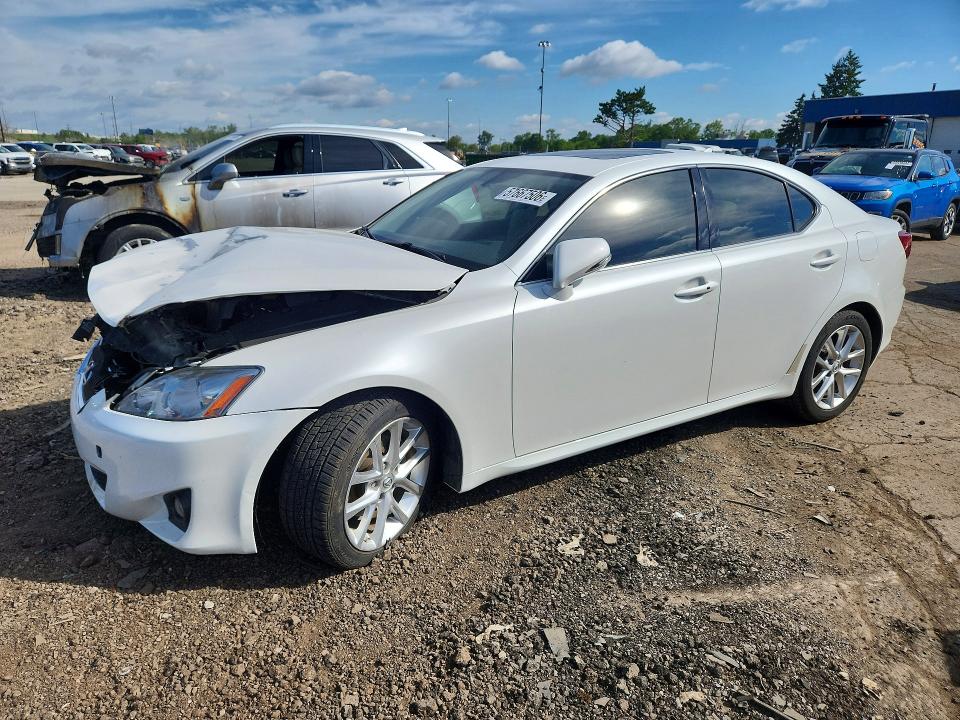 2013 Lexus Is VIN JTHBF5C29D5190423 COPART salvage auction — FRONT END, MI - CERTIFICATE OF TITLE, sold $3,150 on 2026-07-31 (photo 1)