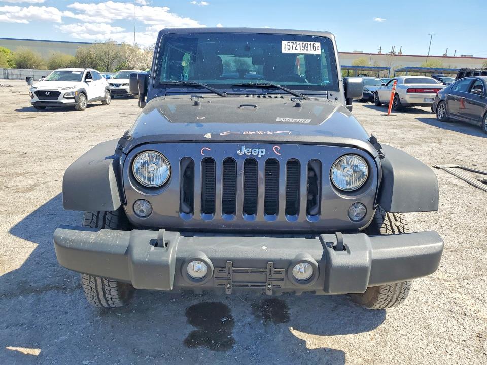 2016 Jeep Wrangler / VIN 1C4BJWDG4GL324240 COPART salvage auction — FRONT END, Nv - Salvage Title, sold $150 on 2026-07-30 (photo 5)