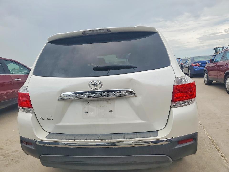 2011 Toyota Highlander VIN 5TDZA3EH7BS009475 COPART salvage auction — FRONT END, Tx - Certificate Of Title (P), sold $3,150 on 2026-07-30 (photo 6)