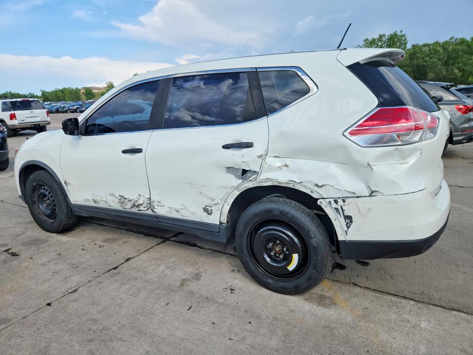 2016 Nissan Rogue VIN KNMAT2MV3GP682936 COPART salvage auction — SIDE, Co - Public - Salvage Title, sold $1,000 on 2026-07-27 (photo 2)