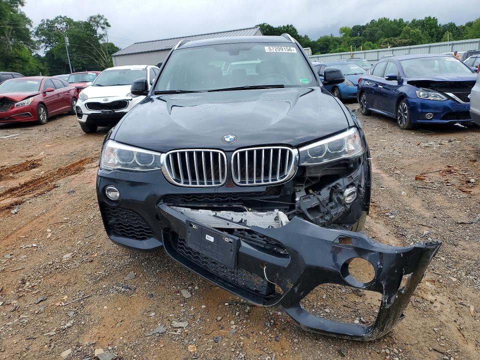 2015 BMW X3 VIN 5UXWX7C57F0K34875 COPART salvage auction — FRONT END, Va - Cert Of Title - Salvage, sold $2,200 on 2026-07-10 (photo 5)