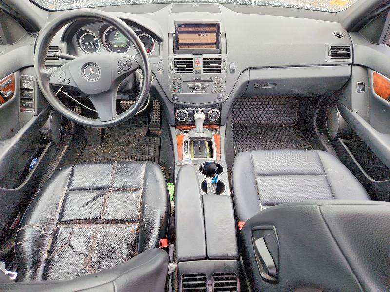 2010 Mercedes-benz C class VIN WDDGF8BB6AR127199 COPART salvage auction — FRONT END, Il - Certificate Of Title, sold $425 on 2026-07-07 (photo 8)