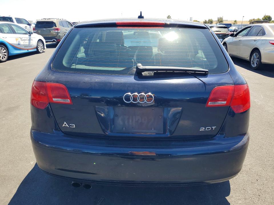 2008 Audi A3 VIN WAUNF78P18A105406 COPART salvage auction — SIDE, Ca - Salvage Certificate, sold $1,100 on 2026-07-08 (photo 6)