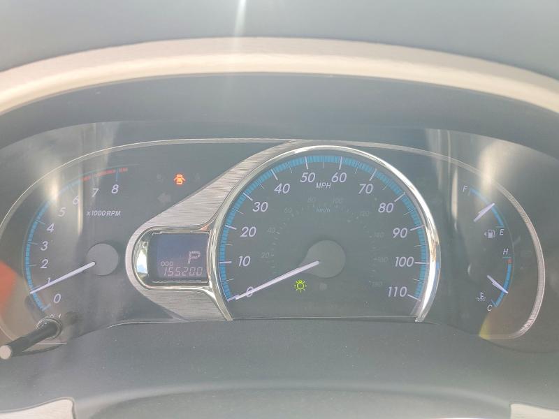 2012 Toyota Sienna VIN 5TDYK3DC8CS211970 COPART salvage auction — HAIL, Ar - Cert Of Title-Salvage, sold $4,500 on 2026-07-13 (photo 9)