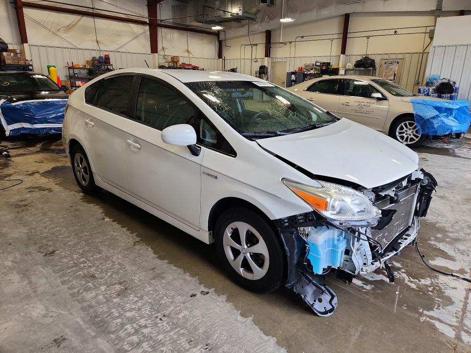 2014 Toyota Prius VIN JTDKN3DU9E1751012 COPART salvage auction — FRONT END, Wi - Junked Vehicle Bill Of Sale, sold $1,300 on 2026-07-07 (photo 4)