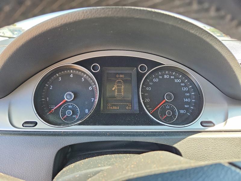 2012 Volkswagen Cc VIN WVWMP7AN6CE503619 COPART salvage auction — FRONT END, Ca - Cert Of Title-Salvaged, sold $125 on 2026-07-07 (photo 9)