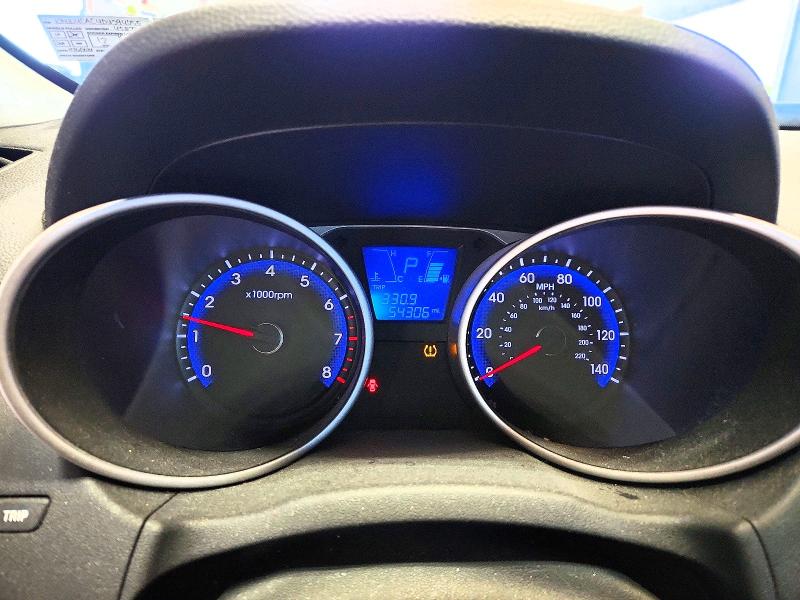 2013 Hyundai Tucson VIN KM8JUCAC4DU594055 COPART salvage auction — FRONT END, Pa - Certificate Of Salvage, sold $2,050 on 2026-07-20 (photo 9)