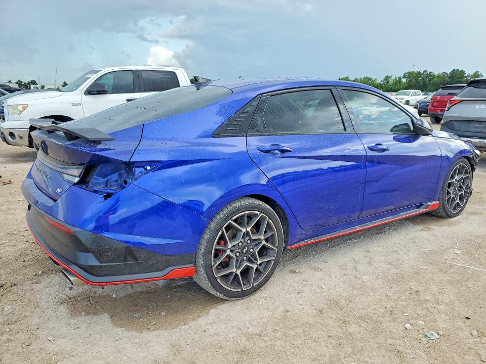 2025 Hyundai VIN KMHLW4DK4SU030902 COPART salvage auction — REAR END, Tx - Salvage Vehicle Title, sold $7,800 on 2026-07-14 (photo 3)