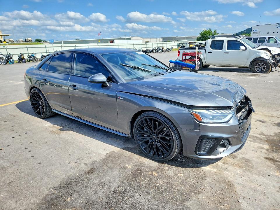 2021 Audi A4 VIN WAUEAAF40MA039588 COPART salvage auction — FRONT END, Ok - Cert Of Title-Salvage, sold $12,800 on 2026-07-22 (photo 4)