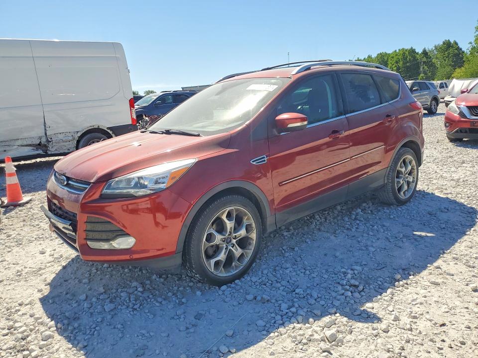 2014 Ford Escape VIN 1FMCU9J95EUB28023 COPART salvage auction — FRONT END, Mi - Certificate Of Title, sold $1,150 on 2026-07-09 (photo 1)